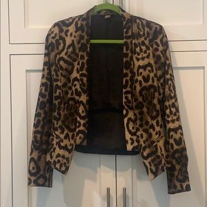 Cheetah Print Blazer
